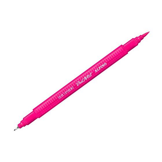 Set De Dibujo Alpino Iniciacion Al Lettering 12 Rotuladores Punta Fina Y Punta Pincel Colores Surtidos