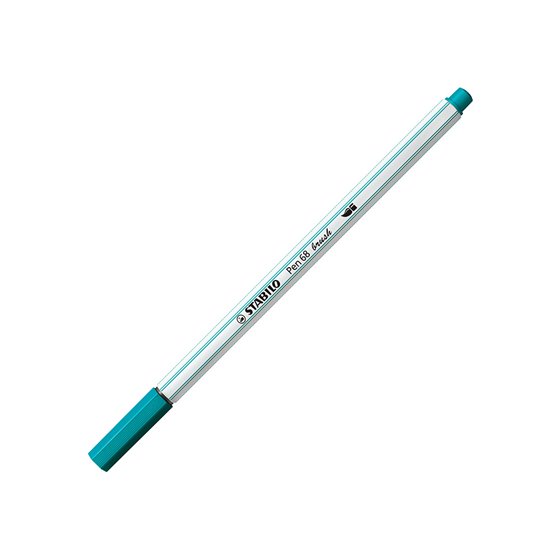 Rotulador Stabilo Acuarelable Pen 68 Brush Punta Pincel Estuche De 12 Unidades Colores Surtidos