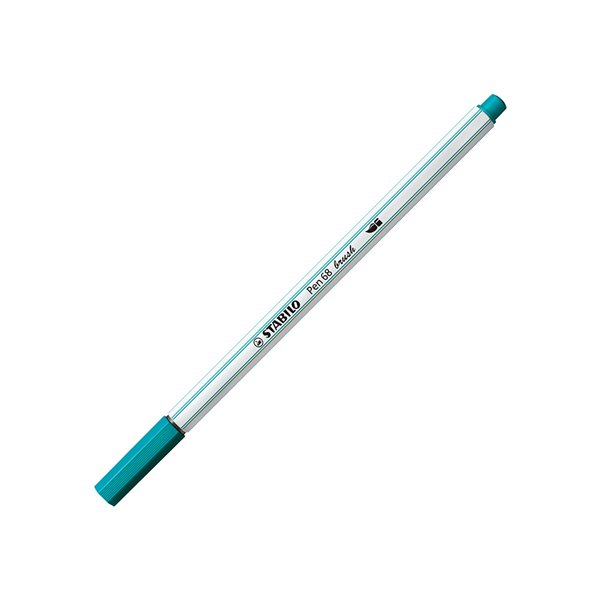 Rotulador Stabilo Acuarelable Pen 68 Brush Punta Pincel Estuche De 12 Unidades Colores Surtidos