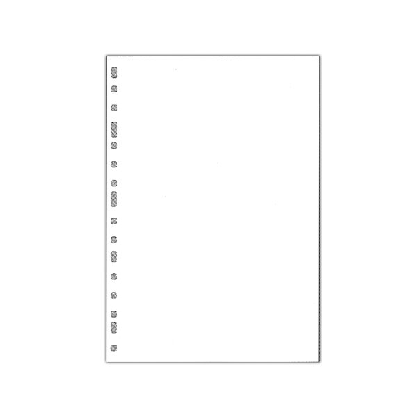 Recambio Multifin 3005 Folio Natural Liso Blanco