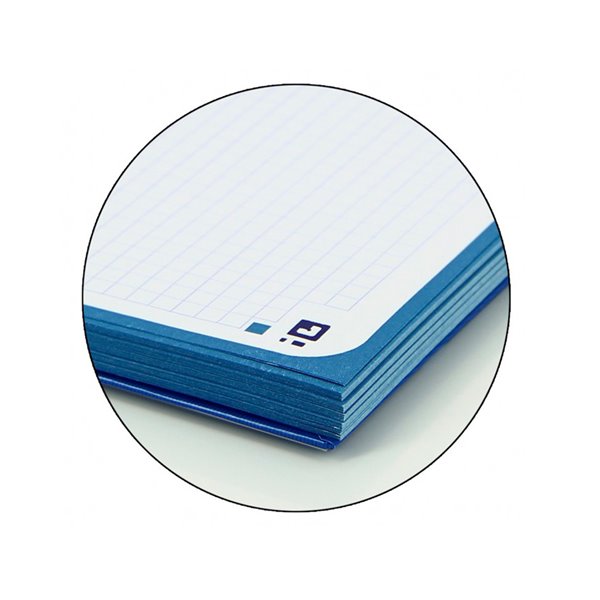 Recambio Color 1 Oxford Din A4+ 80 Hojas 90 Gr Cuadro 5 Mm 4 Taladros Color Azul Oscuro