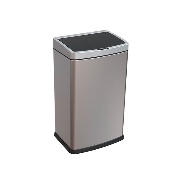 Papelera Metalica Q-Connect Con Sensor Automatico Capacidad 30 Litros 500X240X330 Mm