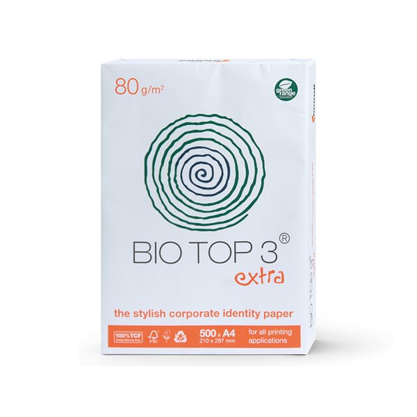 Papel Fotocopiadora Biotop 80G Extra Ecologico Din A4 Paquete De 500 Hojas
