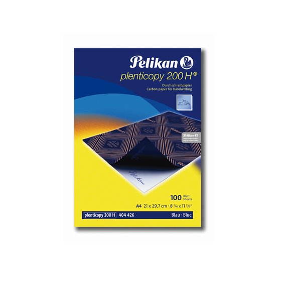 Papel Carbon Pelikan Azul Din A4 Caja De 100 Hojas