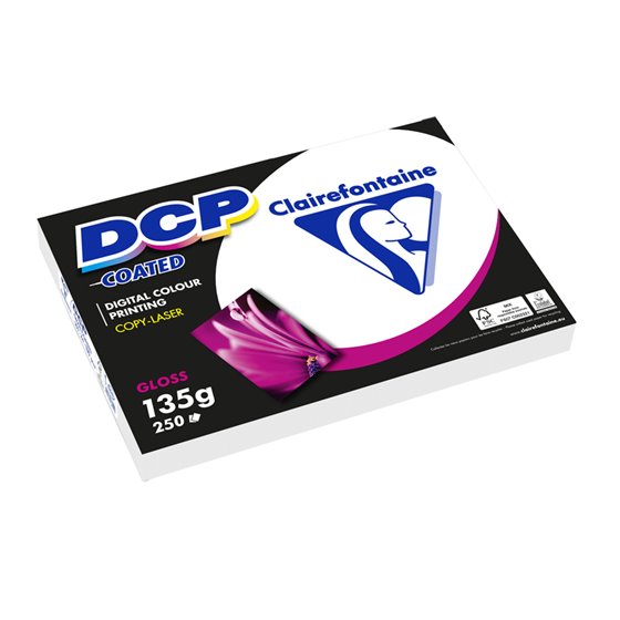Papel Fotocopiadora Color Dcp Coated Glossy Din A3 135 Gramos Paquete De 250 Hojas