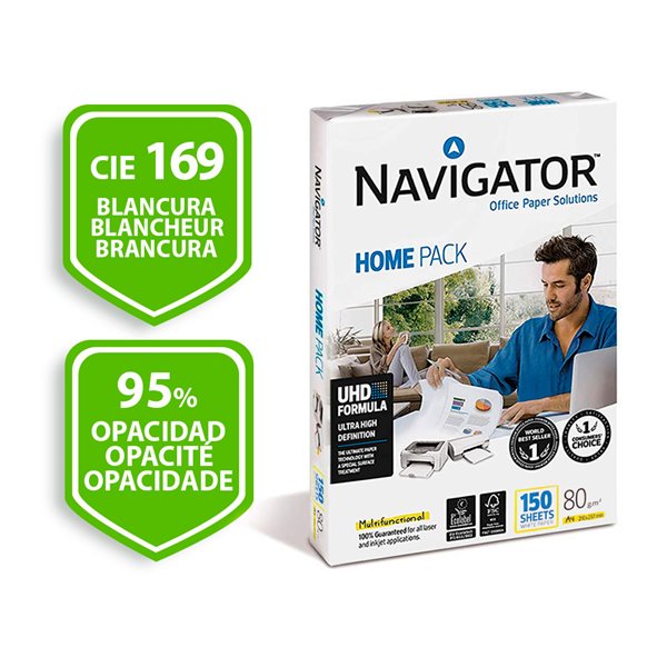Papel Fotocopiadora Navigator Din A4 80 Gramos Paquete De 150 Hojas