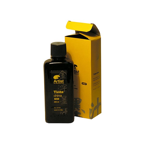 Tinta China Artist Negra Bote 250 Ml