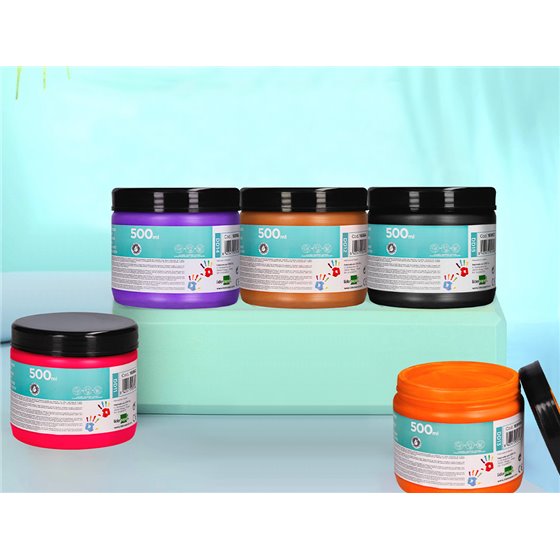 Pintura Dedos Liderpapel Violeta Tarrina De 50 Cc