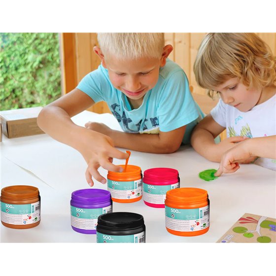 Pintura Dedos Liderpapel Violeta Tarrina De 50 Cc