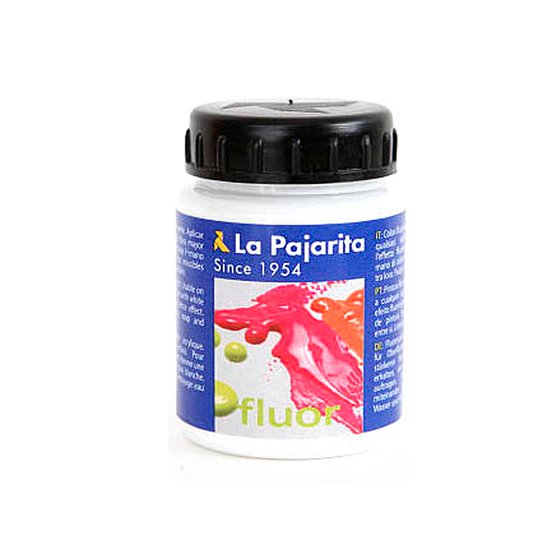 Pintura Acrilica La Pajarita F-00 Blanco Fluorescente 75Ml