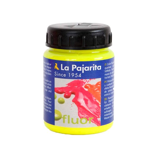 Pintura Acrilica La Pajarita F-01 Amarillo Canario 75Ml