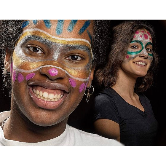 Barra De Maquillaje Carioca Mask Up Metallic Caja De 6 Colores Surtidos