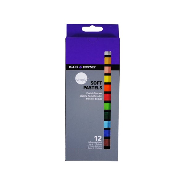 Lapices Pastel Oleo Daler Rowney Simply Suave Caja De 12 Colores Surtidos