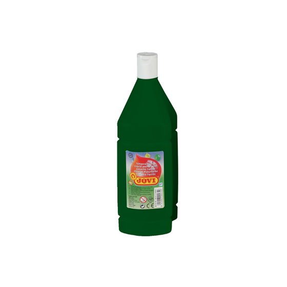 Tempera Liquida Jovi Escolar 1000 Ml Verde Oscuro