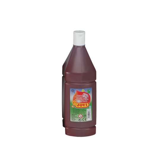 Tempera Liquida Jovi Escolar 1000 Ml Marron