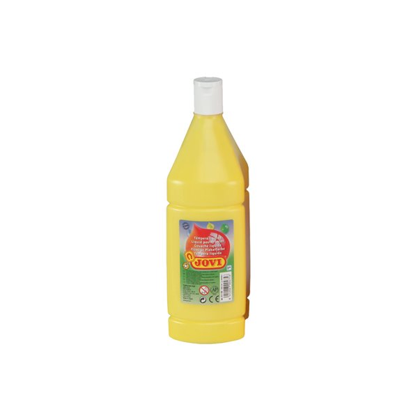 Tempera Liquida Jovi Escolar 1000 Ml Amarillo Claro
