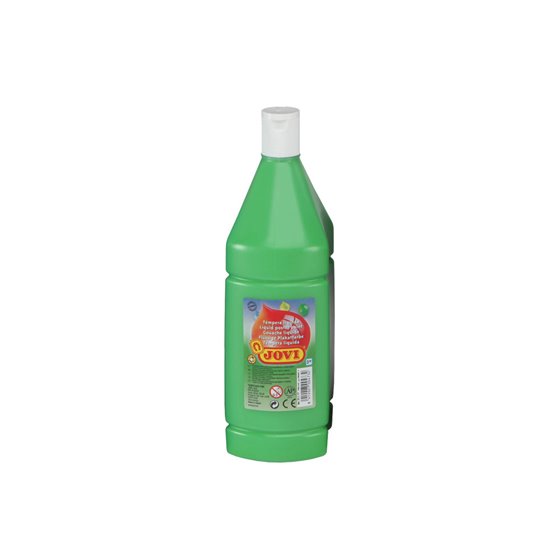 Tempera Liquida Jovi Escolar 1000 Ml Verde Medio