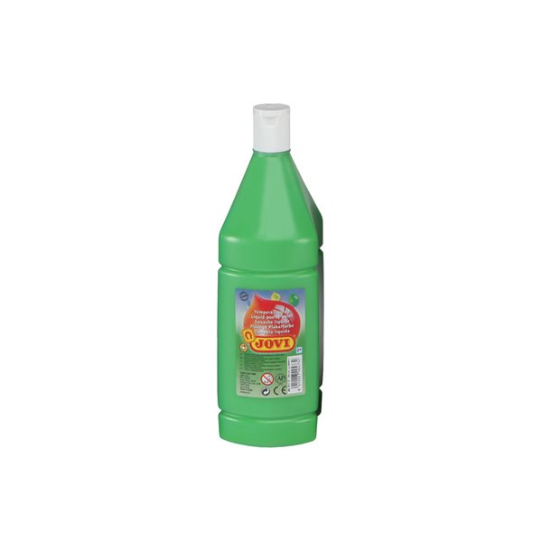 Tempera Liquida Jovi Escolar 1000 Ml Verde Medio