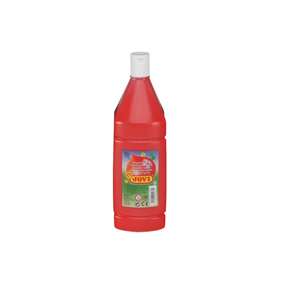 Tempera Liquida Jovi Escolar 1000 Ml Bermellon