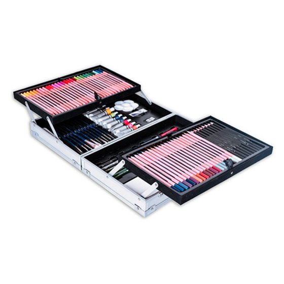 Maletin De Pinturas Daler Rowney Metalico 122 Piezas 347X94X240 Mm