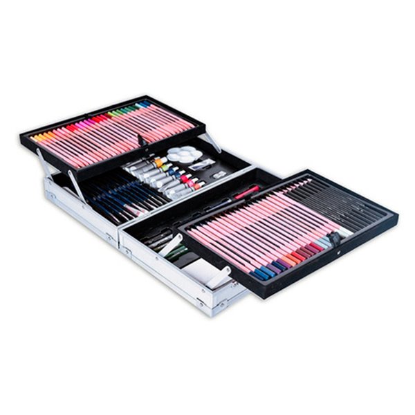 Maletin De Pinturas Daler Rowney Metalico 122 Piezas 347X94X240 Mm