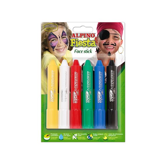 Barra Maquillaje Face Stick 6 Colores Surtidos