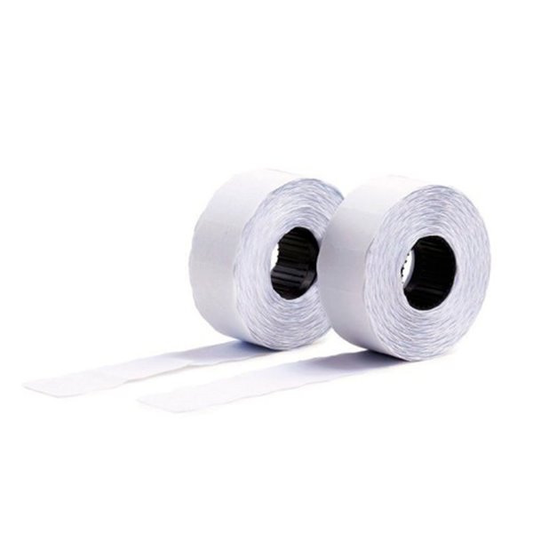 Etiqueta Avery Ondulada Blanca Permanente 26X16 Mm Para Etiquetadora Pl21/18 Caja De 10 Rollos De 1200 Etiqietas