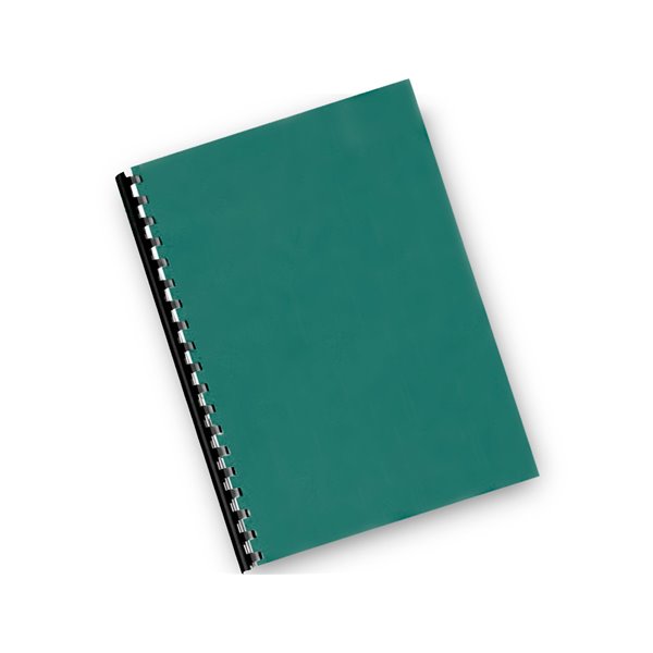 Tapa De Encuadernacion Q-Connect Pvc Din A4 Opaca Verde 180 Micras Caja De 100 Unidades