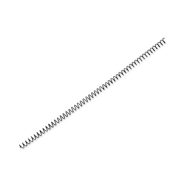 Espiral Metalico Yosan Negro Paso 56 4:1 10 Mm Calibre 1,00 Mm