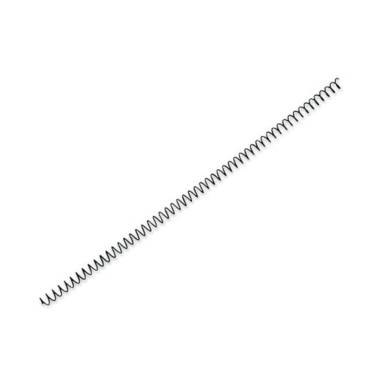 Espiral Metalico Yosan Negro Paso 64 5:1 12 Mm Calibre 1,00 Mm