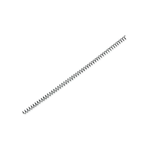 Espiral Metalico Yosan Negro Paso 64 5:1 6 Mm Calibre 1,00 Mm