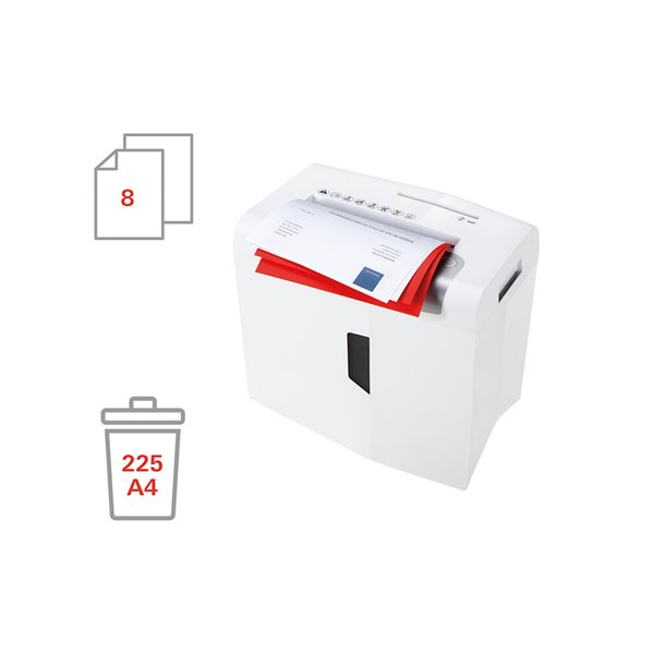 Destructora De Documentos Hsm Shredstar X8 Capacidad De Corte 8 H En Particulas Destruye Grapas Clips Cd Y Tarjetas