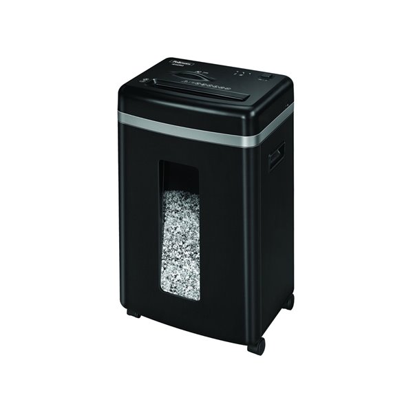 Destructora De Documentos Fellowes 450M Capacidad De Corte 9 Hojas Destruye Grapas Clips Tarjetas Y Cd 22 Litros