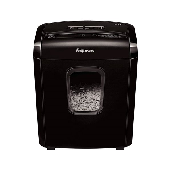 Destructora De Documentos Fellowes Lx-25M Capacidad 6H Seguridad P4 Destruye Grapas Clips Y Tarjeta Papelera 11,5