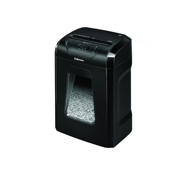 Destructora De Documentos Fellowes 12C Capacidad 8H Seguridad P4 Grapas Clips Y Tarjetas Papelera 19 L