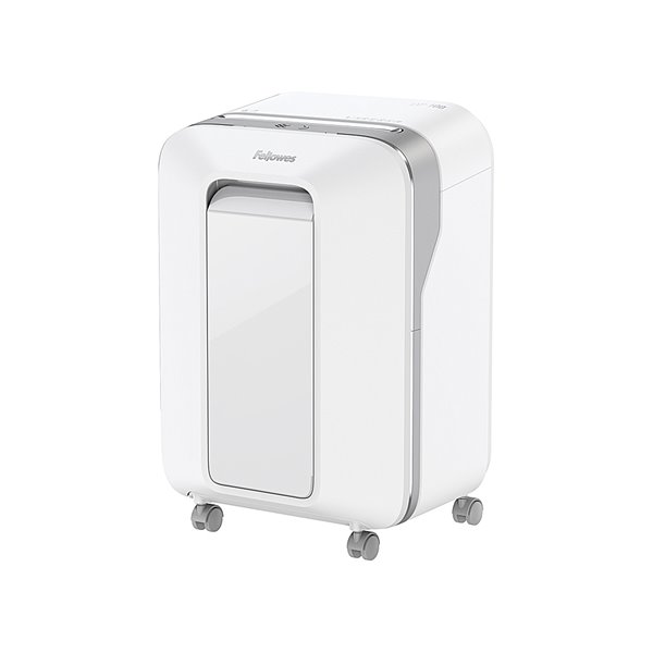 Destructora De Documentos Fellowes Lx201 Capacidad De 12 H Seguridad P5 Clips Grapas Y Tarjetas 23L Blanca