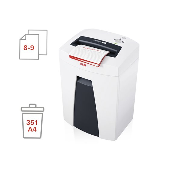 Destructora De Documentos Hsm Securio C18 Nivel De Seguridad 4 Capacidad De Corte 9 Hojas En Particulas