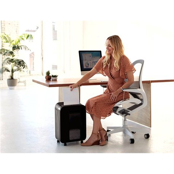 Destructora De Documentos Fellowes Lx-200 Capacidad De Corte 12 H Seguridad P4 Destruye Grapas Clips Y