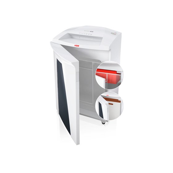 Destructora De Documentos Hsm Securio B34 Capacidad De Corte 24 H En Particulas Destruye Grapas Clips Cd Y