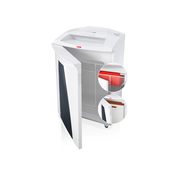 Destructora De Documentos Hsm Securio B34 Capacidad De Corte 24 H En Particulas Destruye Grapas Clips Cd Y