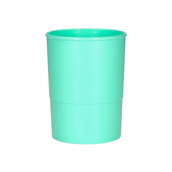 Cubilete Portalapices Q-Connect Verde Menta Pastel Opaco Plastico Diametro 75 Mm Alto 100 Mm