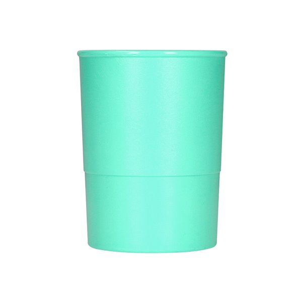 Cubilete Portalapices Q-Connect Verde Menta Pastel Opaco Plastico Diametro 75 Mm Alto 100 Mm