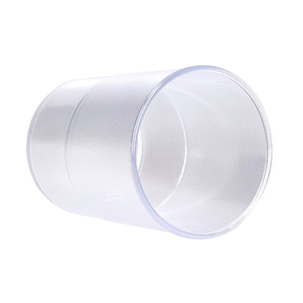 Cubilete Portalapices Q-Connect Transparente Plastico Diametro 75 Mm Alto 100 Mm