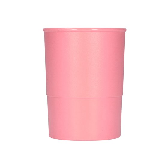 Cubilete Portalapices Q-Connect Rosa Pastel Opaco Plastico Diametro 75 Mm Alto 100 Mm