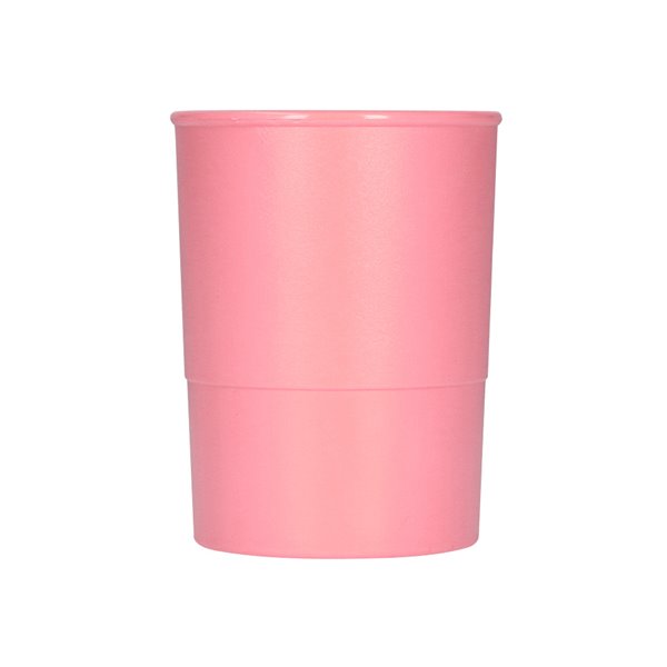 Cubilete Portalapices Q-Connect Rosa Pastel Opaco Plastico Diametro 75 Mm Alto 100 Mm