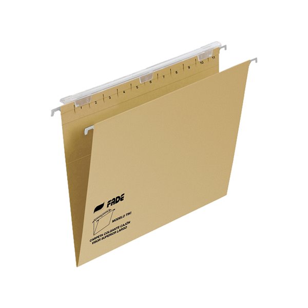 Carpeta Colgante Fade Tiki Folio Prolongado Visor Superior 290 Mm Efecto Lupa Kraft Eco 230 G/M Lomo V