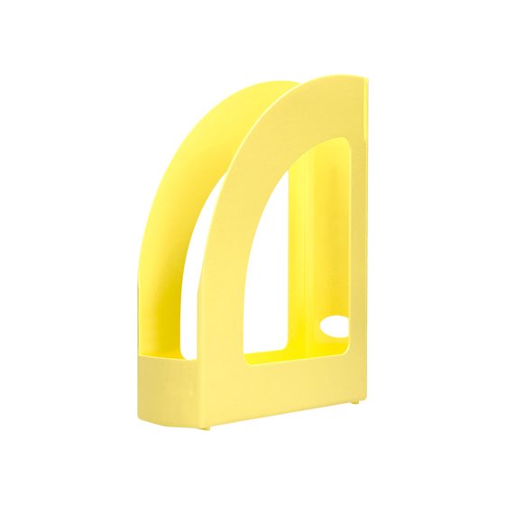 Revistero Plastico Q-Connect Color Amarillo Pastel