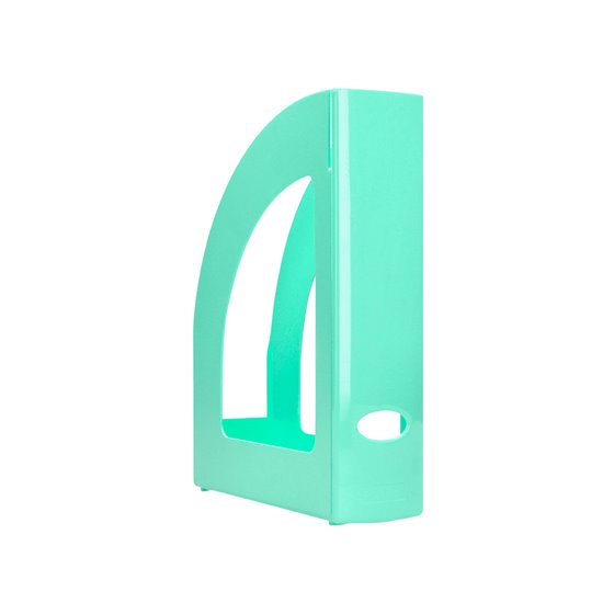Revistero Plastico Q-Connect Color Menta