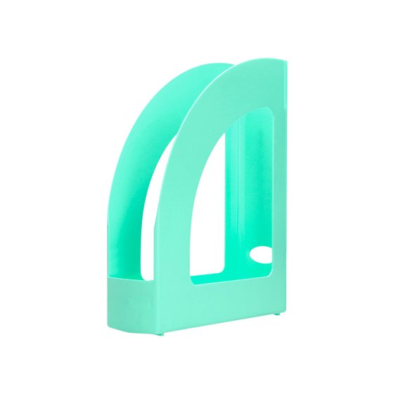 Revistero Plastico Q-Connect Color Menta