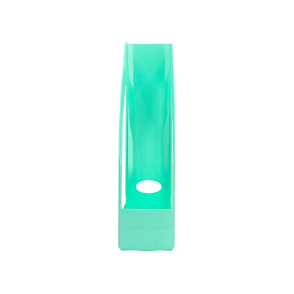Revistero Plastico Q-Connect Color Menta